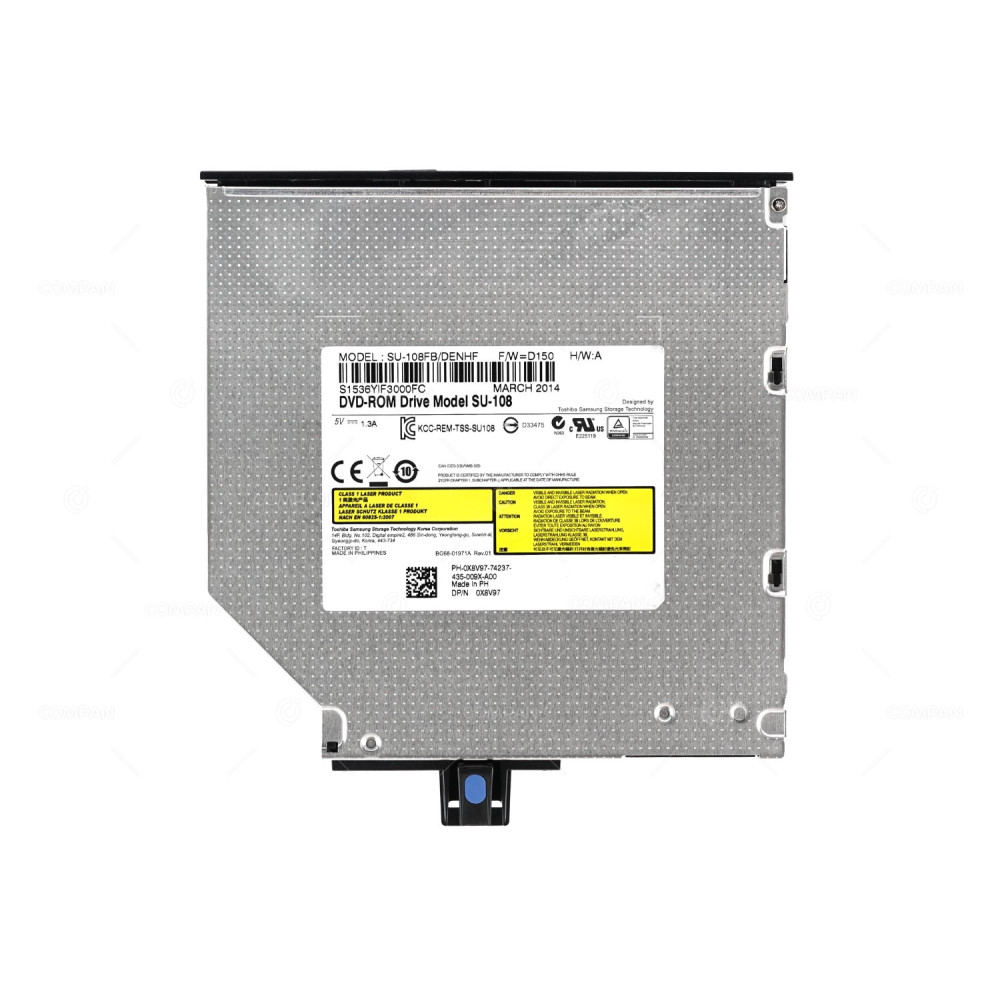 X8V97 DELL SLIMLINE DVD-ROM SATA OPTICAL DRIVE FOR DELL POWEREDGE & PRECISION